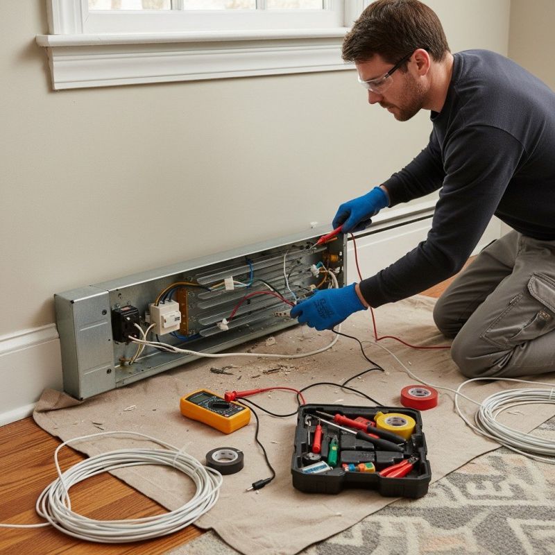 Local Electric Baseboard Service pros at work